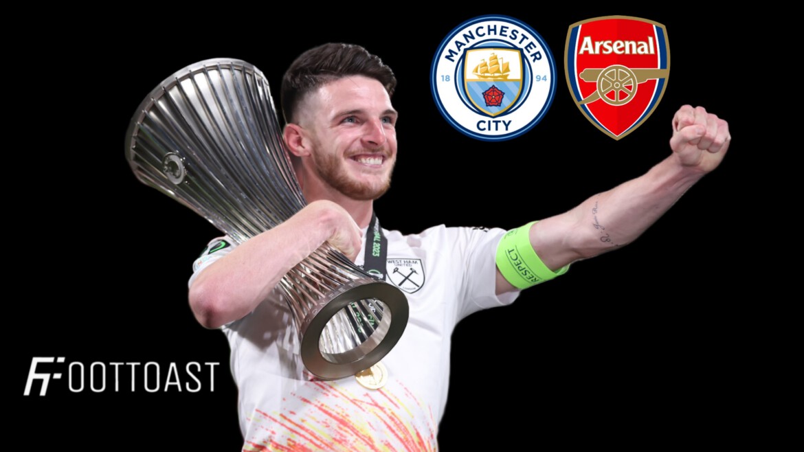 Manchester City and Arsenal  Battle for Declan Rice